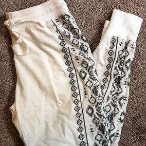 L.A. Hearts white fashion joggers